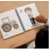 Aankleed- en stickerboek - Dress me up Jim & friends 